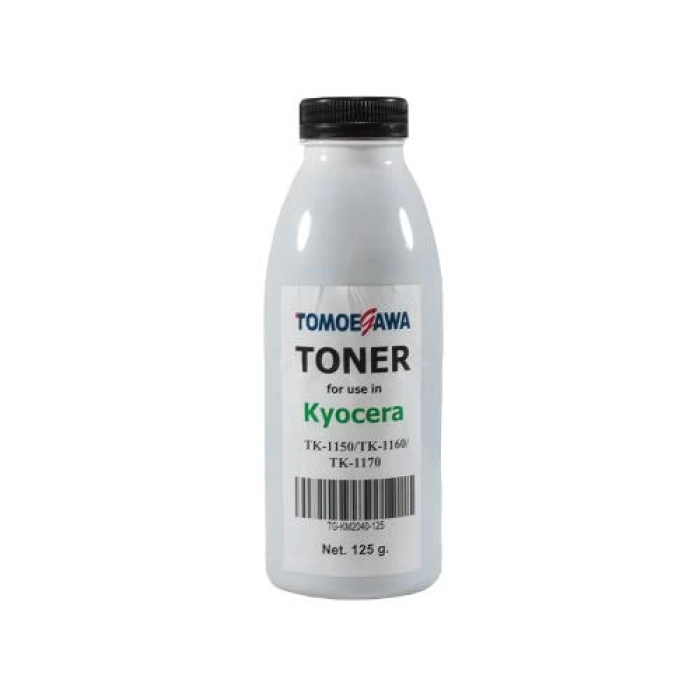 Чорний тонер Tomoegawa 125 г для Kyocera TK-1150/1160/1170