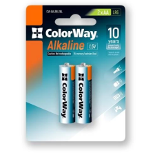 Батарейка AA (пальчикова) ColorWay Alkaline Power 2 шт, 1,5 В