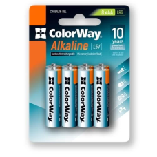Батарейки AA (лужні елементи) ColorWay Alkaline Power 8 шт 1,5 В