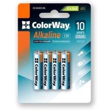 Батарейка AAA (елемент живлення) ColorWay Alkaline Power 1,5 В, 8 шт