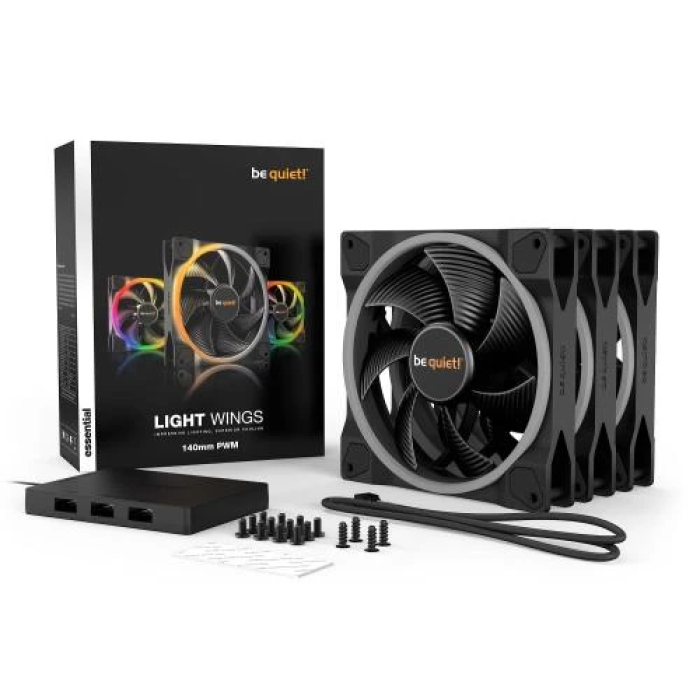 Комплект вентиляторів be quiet! Light Wings 140 мм для корпусу