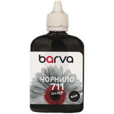 Чорнило для принтера (пігментне чорнило) Barva HP №711 Black 100 мл
