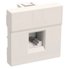 Мережева розетка RJ45 (розетка LAN) IEK ПРАЙМЕР 1-портова UTP, категорія 5E, біла