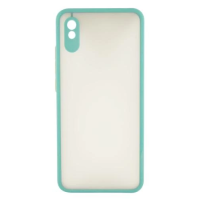 Силіконовий чохол для смартфона (накладка) NoNaMe Gingle Matte Case (strong) Green для Xiaomi Redmi 9A, 6,5″