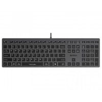 Клавіатура (мультимедійна) A4Tech FX60 біле LED-підсвічування, UA/RU/US