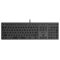 Клавіатура (мультимедійна) A4Tech FX60 біле LED-підсвічування, UA/RU/US