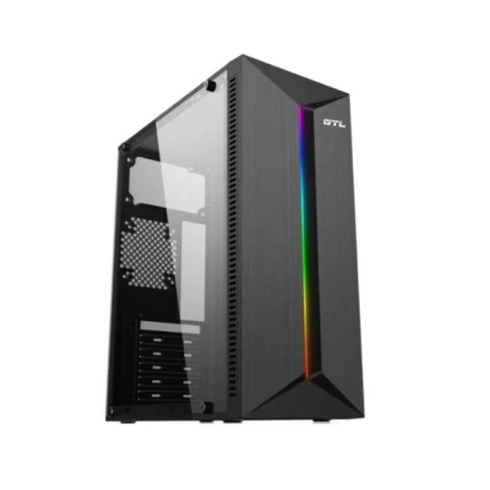 Корпус GTL N3202C Mandalorian Black для ПК, Midi Tower без БЖ