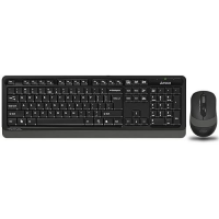 Комплект клавіатура та миша (бездротовий набір) A4Tech Fstyler FG1010S Black+Grey