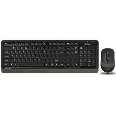 Комплект клавіатура та миша (бездротовий набір) A4Tech Fstyler FG1010S Black+Grey