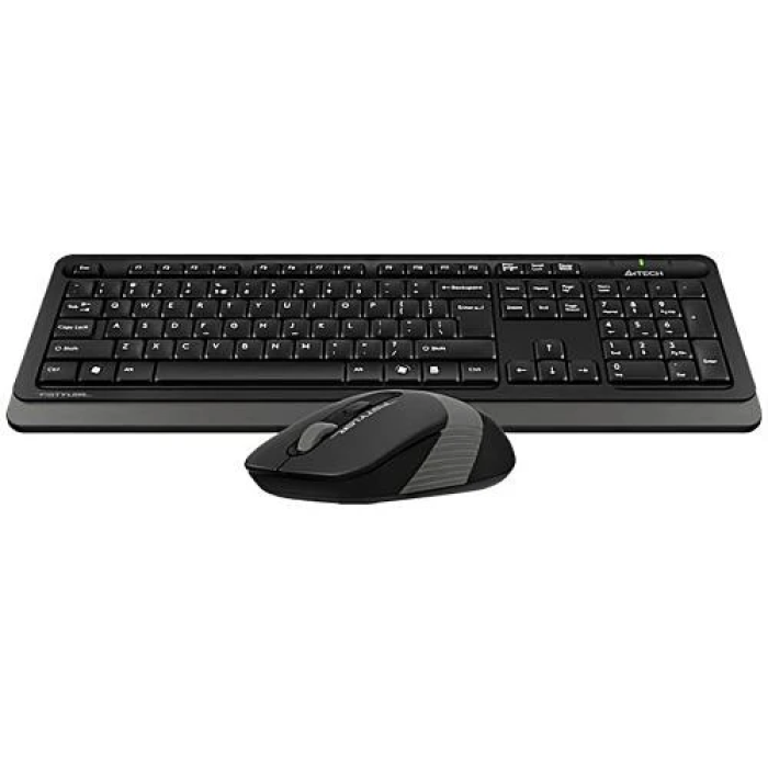Бездротовий комплект клавіатури та миші A4Tech Fstyler FG1010S Black+Grey