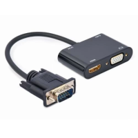 Перехідник HDMI на VGA (відеоконвертер) Cablexpert A-VGA-HDMI-02 15 см