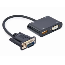 Перехідник HDMI на VGA (відеоконвертер) Cablexpert A-VGA-HDMI-02 15 см