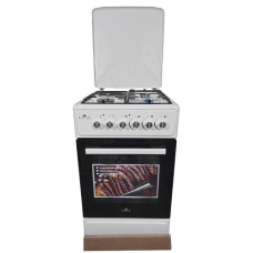 Комбінована плита (газоелектрична плита) Castle CPEG-50W 50×60 см, біла