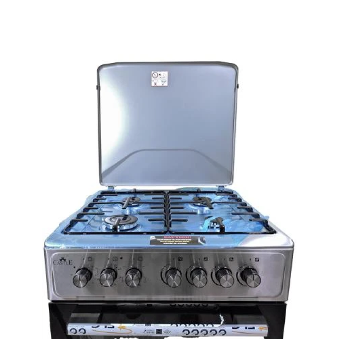 Комбінована плита Castle CPG-60X з 4 конфорками та духовкою 70 л