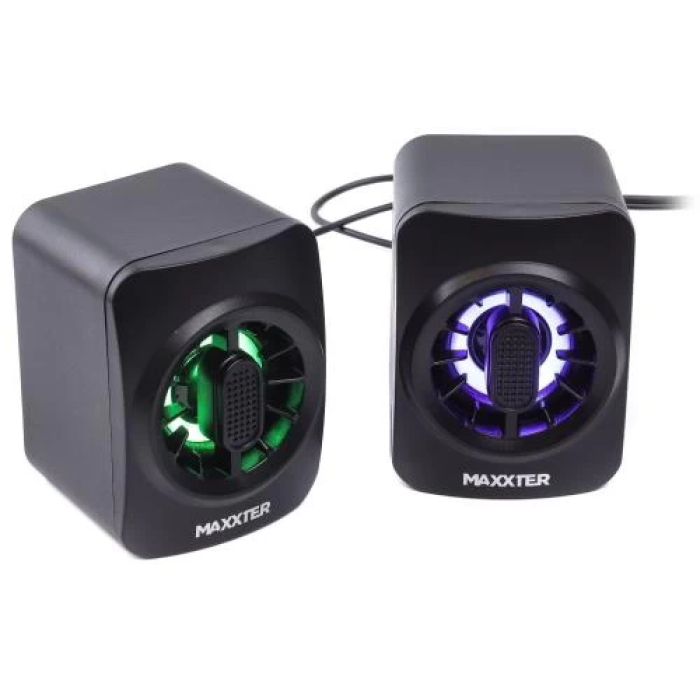 Компактні колонки Maxxter CSP-U005RGB з RGB-підсвічуванням