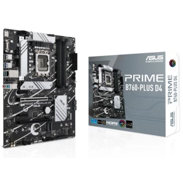 Материнська плата Asus PRIME B760-PLUS D4 формату ATX для DDR4