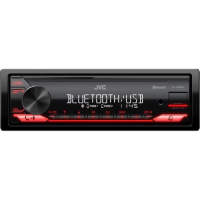Автомагнітола (головний пристрій) JVC KD-X282BT 1 Din, червоне підсвічування