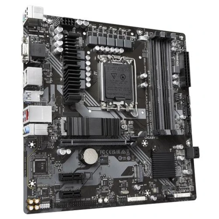 Материнська плата Gigabyte B760M DS3H DDR4 формату MicroATX