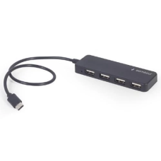 USB-хаб (концентратор) Gembird UHB-CM-U2P4-01 4×USB 2.0, кабель 30 см
