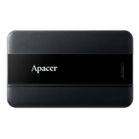 Зовнішній жорсткий диск (портативний HDD) Apacer AC237 2 ТБ, чорний
