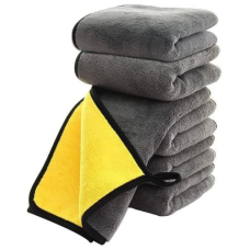 Авторушник (мікрофіброва серветка) ColorWay CW-5608 50×60 см, Grey/Yellow