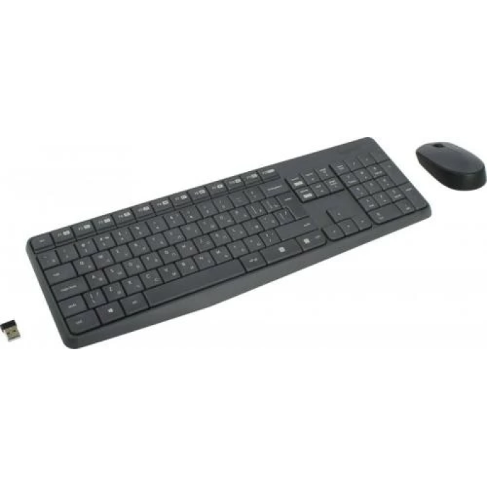 Бездротовий комплект Logitech MK235 Grey з клавіатурою та мишею