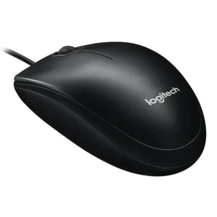 Logitech M100 — чорна оптична миша 1000 dpi з USB-підключенням