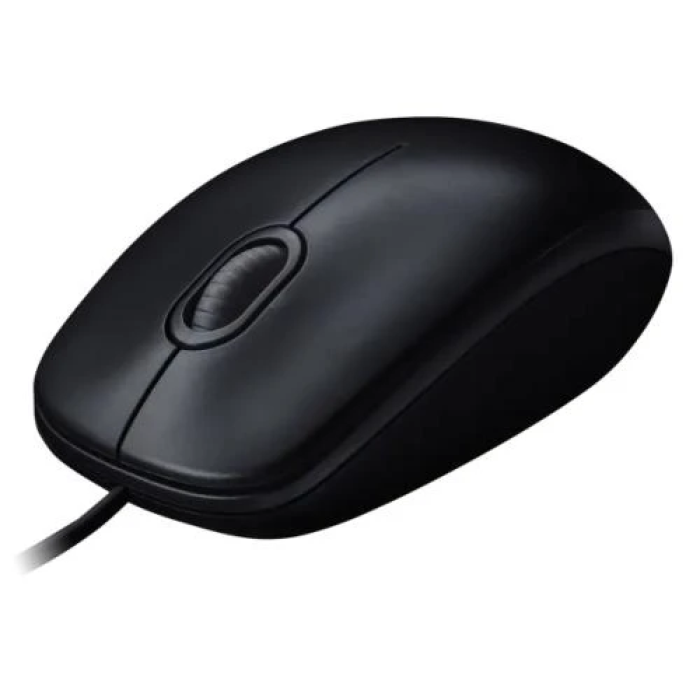 Logitech M100 — чорна оптична миша 1000 dpi з USB-підключенням