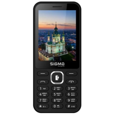 Кнопковий мобільний телефон (мобільник) Sigma mobile X-style 31 Power чорний, 3100 мА·год