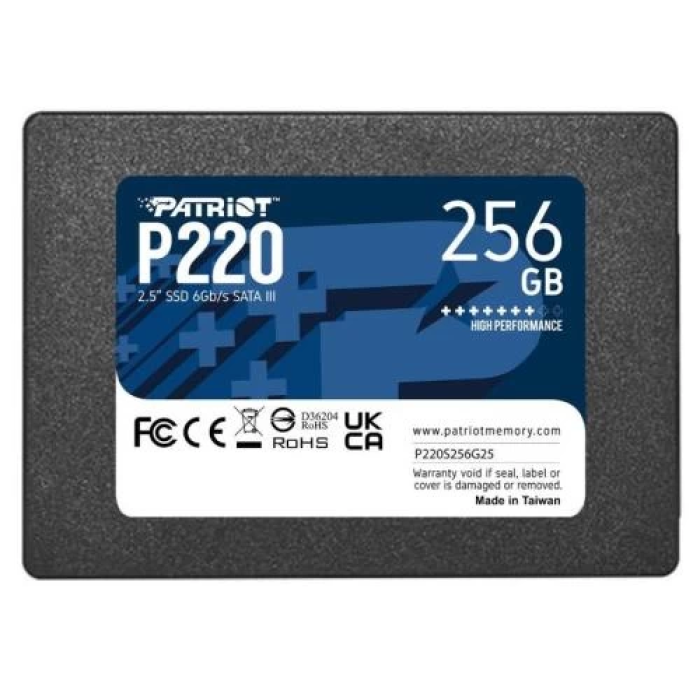 SSD Patriot P220 256 ГБ SATA3 у формфакторі 2,5″