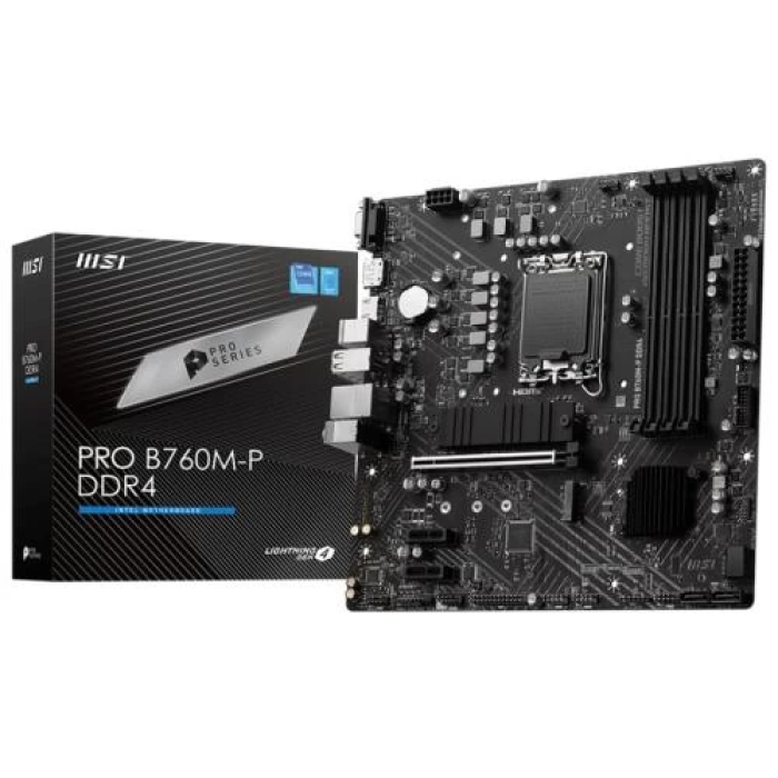 Материнська плата MSI PRO B760M-P DDR4 для LGA1700