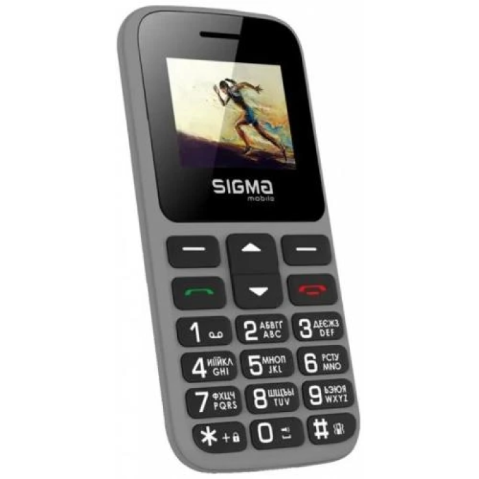 Кнопковий телефон Sigma mobile Comfort 50 HIT2020 Grey на 2 SIM