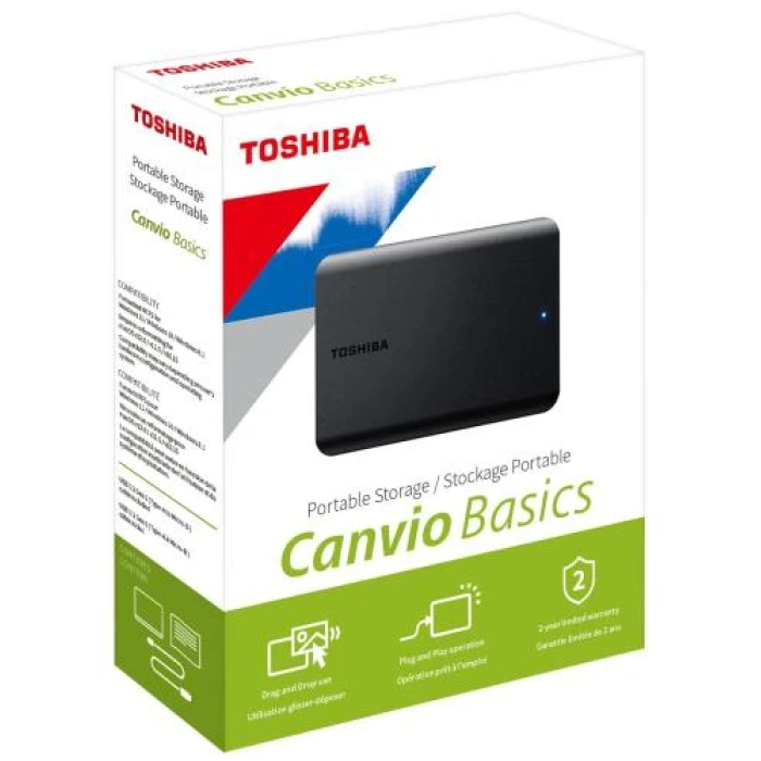 Зовнішній жорсткий диск Toshiba Canvio Basics на 4 ТБ