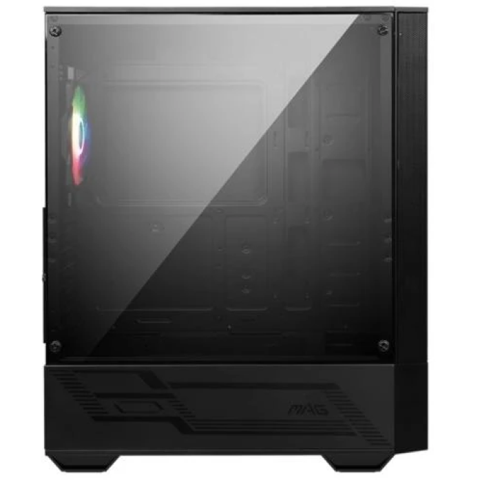 Корпус MSI MAG Forge 110R чорний ATX з ARGB-підсвічуванням