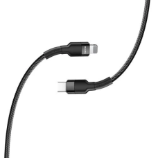 Кабель USB Type-C—Lightning (зарядний кабель) ColorWay CW-CBPDCL054-BK 30 см, чорний