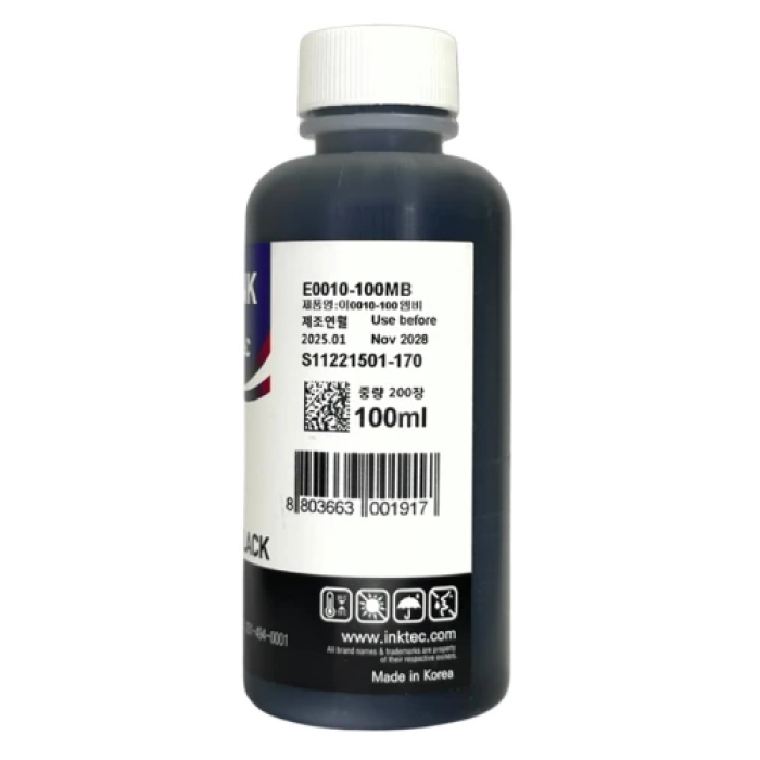 Водорозчинне чорнило InkTec E0010 Black, 100 мл
