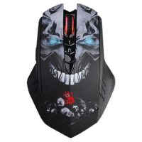 Бездротова ігрова миша (ігрова мишка) Bloody R80 Plus Black Skull 8 кнопок