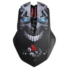 Бездротова ігрова миша (ігрова мишка) Bloody R80 Plus Black Skull 8 кнопок