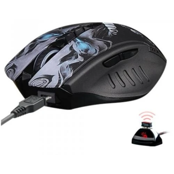 Бездротова ігрова миша Bloody R80 Plus Black Skull