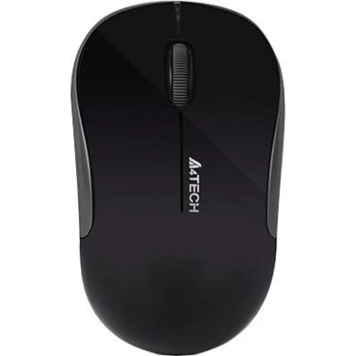 Бездротова миша A4Tech G3-300NS Black із безшумним натисканням