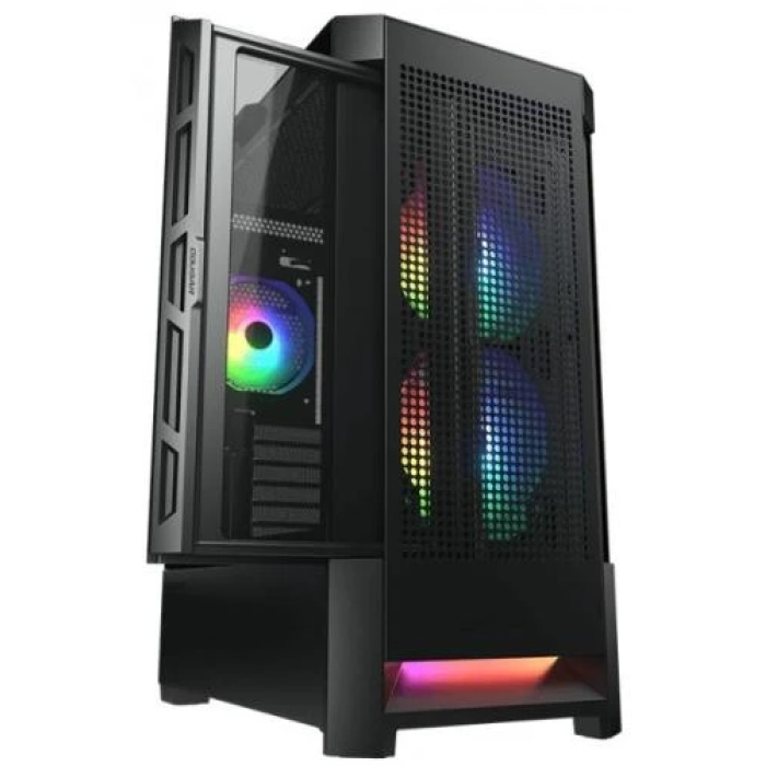 Корпус Cougar Airface RGB Black з трьома ARGB-вентиляторами