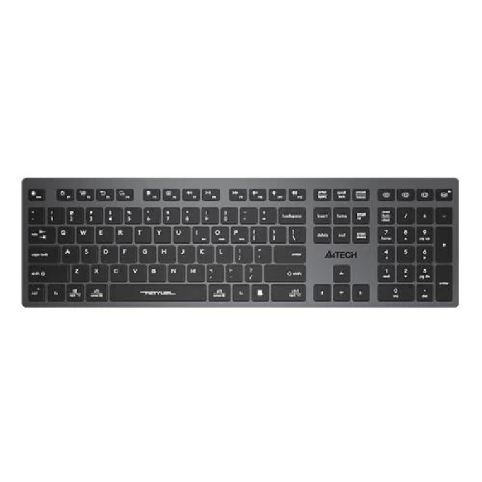 Бездротова компактна клавіатура A4Tech FBX50C сіра