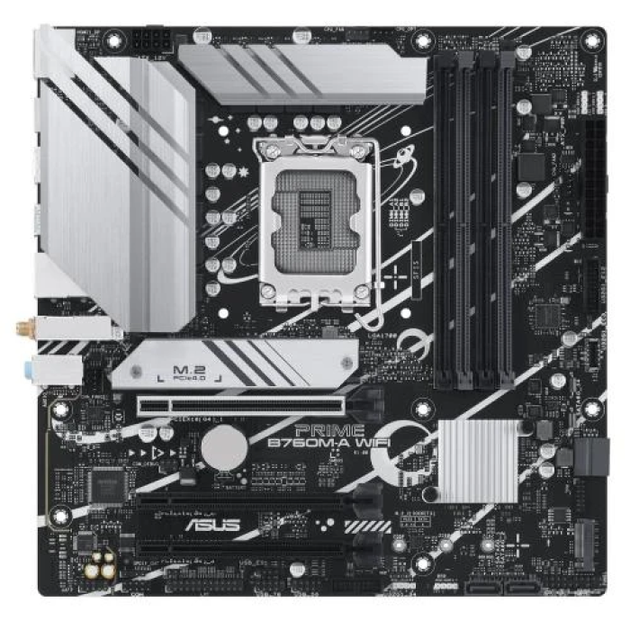 Материнська плата Asus PRIME B760M-A WIFI MicroATX з DDR5