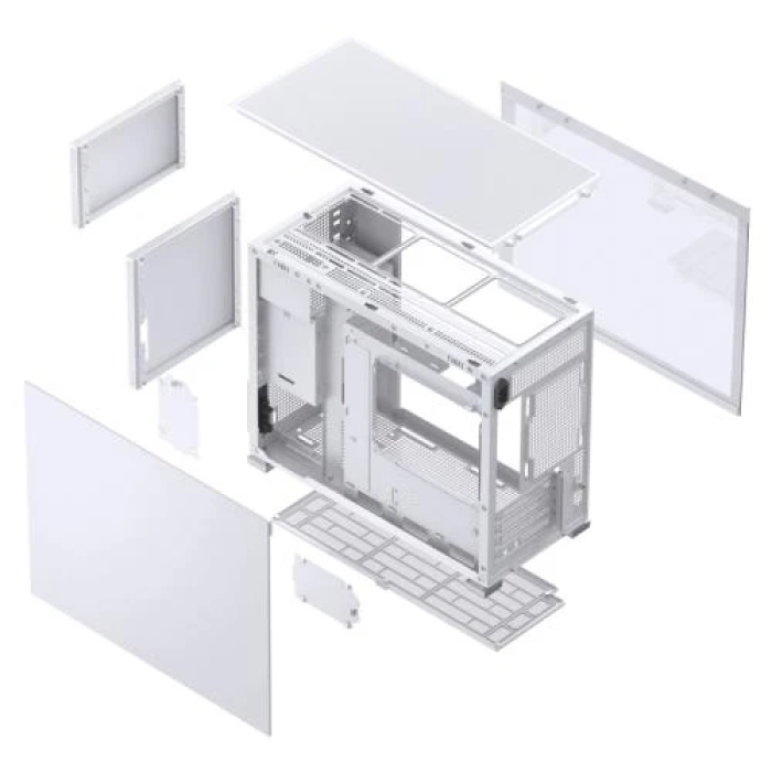 Корпус Jonsbo D31 MESH White Mini Tower без блока живлення