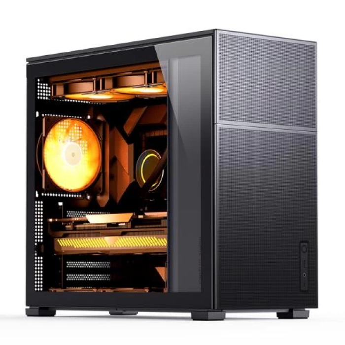 Корпус Jonsbo D41 MESH Black для ПК з прозорою бічною панеллю