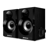 Комп’ютерні колонки (акустична система) REAL-EL S-200 2 x 3 Вт Black