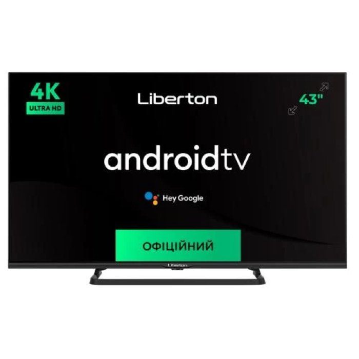 Телевізор Liberton LTV-43U01AT 43″ з 4K Ultra HD і Smart TV