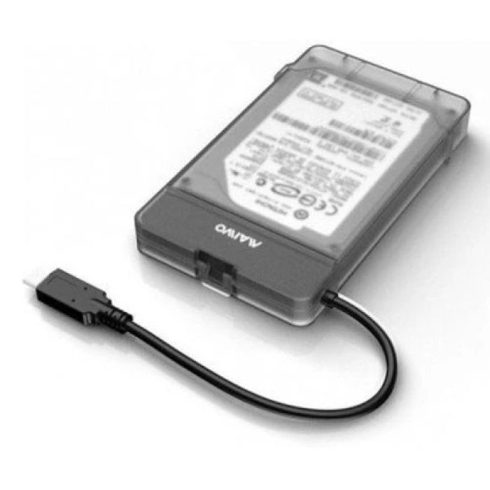Зовнішній контейнер Maiwo K104G2 для 2.5" SSD/HDD, чорний
