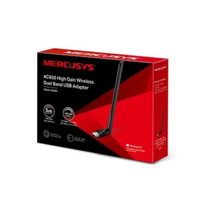 USB Wi-Fi адаптер Mercusys MU6H з підтримкою Wi-Fi 5