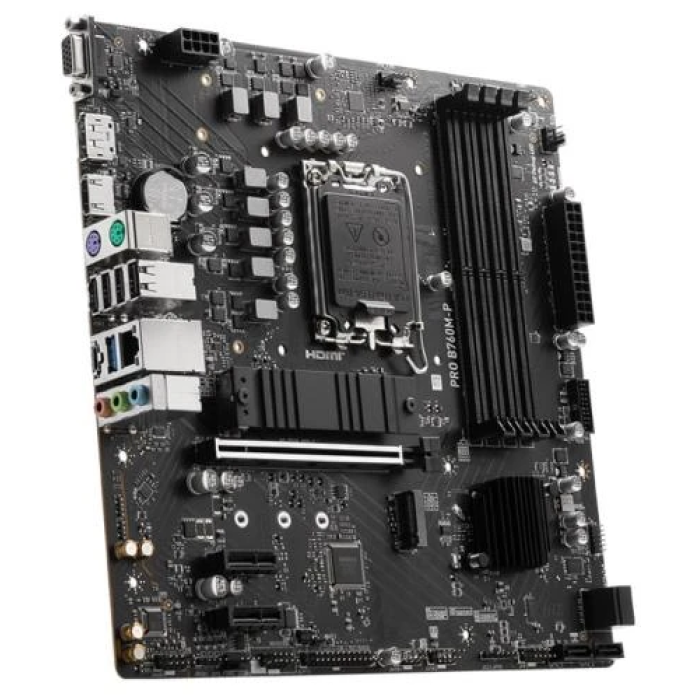 Материнська плата MSI PRO B760M-P MicroATX для DDR5